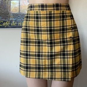Plaid Mini Skirt